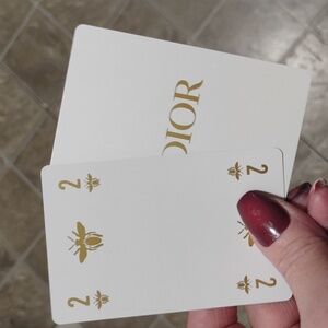 Dior 2 Bee deck collectors playing card in magnetic case